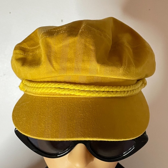 HP 💕chic street style classic Brixton mustard fisherman cap worn once! Size XS - Picture 4 of 12